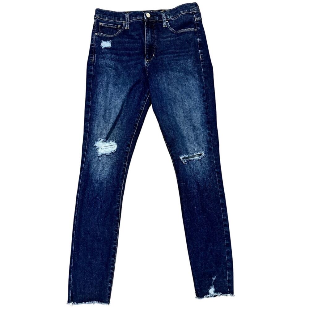 Gap Denim 1969 Favorite Jegging Jeans Women's Size 10/30 Distressed Skinny